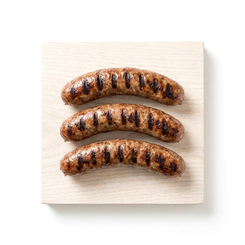 All-Beef Sausages — cooked